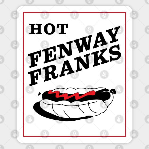 Hot Fenway Franks Sticker by tailgatemercantile